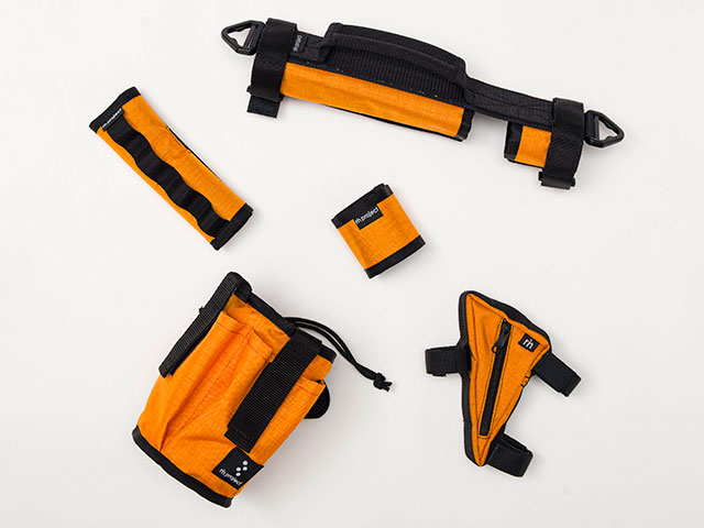 【ショートフレームパッド】ナイロン 素材 ブロンプトン用 傷付き防止 日本製 No.5169【ネコポス可】