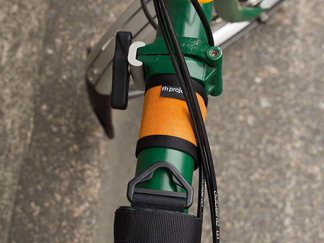 【ショートフレームパッド】ナイロン 素材 ブロンプトン用 傷付き防止 日本製 No.5169【ネコポス可】