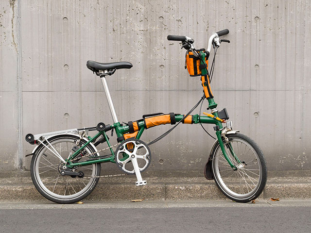 【ショートフレームパッド】ナイロン 素材 ブロンプトン用 傷付き防止 日本製 No.5169【ネコポス可】