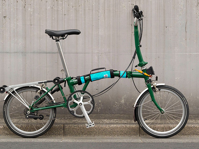 【BPキャリーハンドル】ECOPAK ブロンプトン用 持ち手 トップチューブカバー ショルダーベルト付 傷付き防止 日本製 No.5171