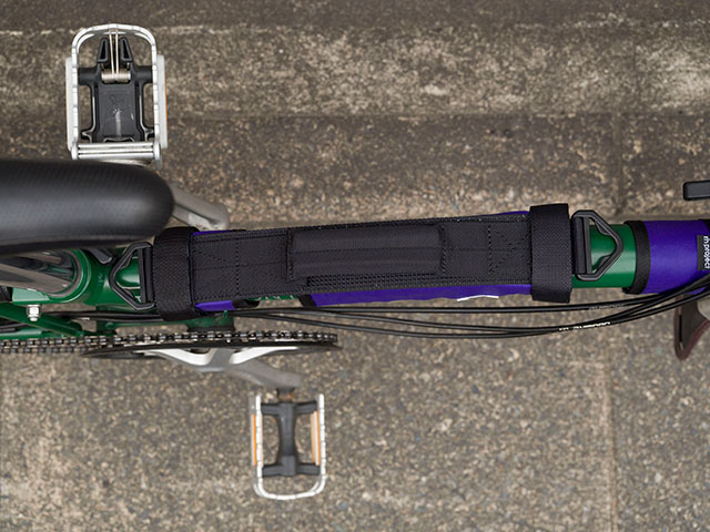 【BPキャリーハンドル】ECOPAK ブロンプトン用 持ち手 トップチューブカバー ショルダーベルト付 傷付き防止 日本製 No.5171