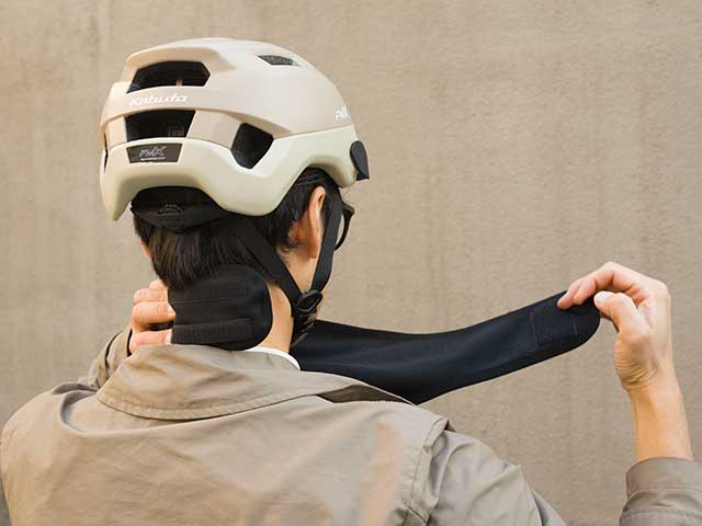 【ネックウォーマー CORDURA(R)フリース】摩擦に強く暖かい ヘルメット装着時もベルクロで簡単着脱 日本製 No.8048【ネコポス対応】